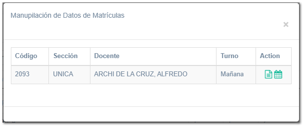 5.3.5. Matricula